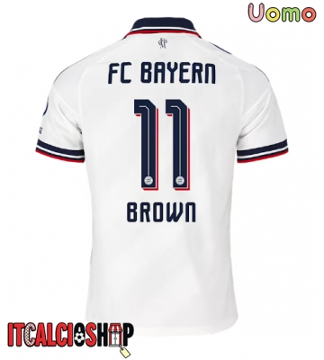 Bayern Munich Nathaniel Brown #11 Seconda Maglia 2026-27 Manica Corta